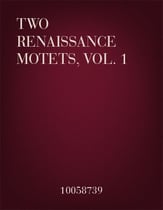 TWO RENAISSANCE MOTETS #1 BRASS QUARTET cover